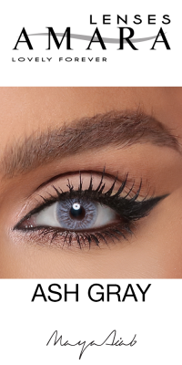 AMARA - Ash Gray Contact Lenses