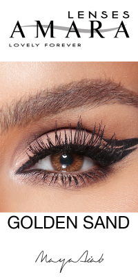 AMARA - Golden Sand Contact Lenses