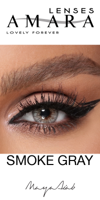 AMARA - Smoke Gray Contact Lenses