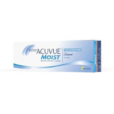 1-DAY ACUVUE MOIST For ASTIGMATISM 30's Contact Lenses