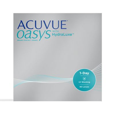 ACUVUE OASYS 1-Day With HydraLuxe Technology 90's Contact Lenses