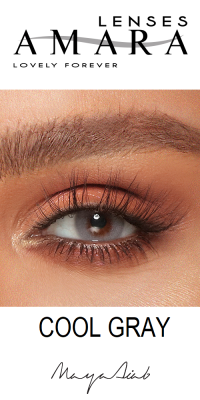 AMARA - Cool Gray Contact Lenses